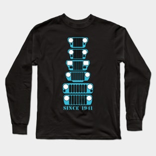 Jeep Grills Teal Logo Long Sleeve T-Shirt